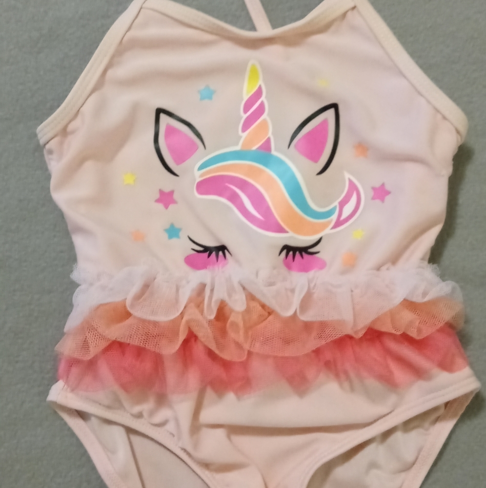 Unicorn one piece toddlers swimsuit